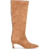 POSH by Poelman - Emma - Hoge Laarzen - Cognac - Imitatiesuède