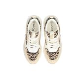 POSH by Poelman - Rosie - Sneaker - Bruin - Synthetisch - Dierenprint