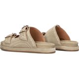 Haboob - Lpmag - Dames Slippers - Beige - Suède