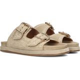 Haboob - Lpmag - Dames Slippers - Beige - Suède
