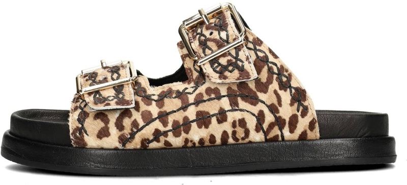 Haboob - Lpmag - Slippers - Oranje - Suède