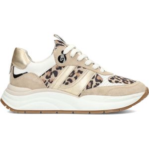 PS Poelman - Sneaker - Suède - Platte Zool - Vetersluiting