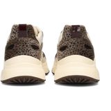 POSH by Poelman - Ayoki - Sneakers - Bruin met Dierenprint - Chunky Zool 4 cm