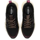 POSH by Poelman - Carocel - Dames Sneaker - Zwart