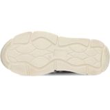 PS Poelman - JANA - Dames Sneakers - Bruin met Beige - Chunky Zool - 5 cm