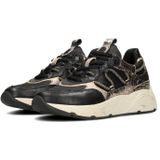 PS Poelman - CIROP - Dames Sneakers - Metallic en Dierenprint - Chunky Zool 4 cm