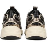 PS Poelman - CIROP - Dames Sneakers - Metallic en Dierenprint - Chunky Zool 4 cm