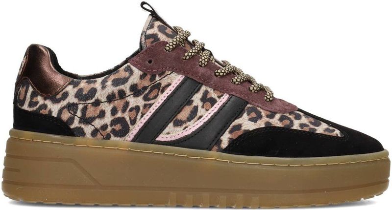 PS Poelman - Anemone - Dames Sneaker - Luipaardprint