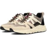 POSH by Poelman - Carocel - Chunky Sneakers - Beige/Zwart