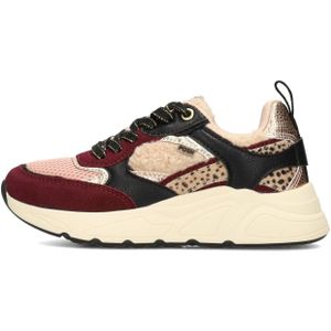 POSH by Poelman - Minion - Sneakers - Rood/Zwart/Beige