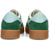 PS Poelman - Sneakers Laag - Lichtgroen / Donkergroen - Profielzolen - Snoersluiting - Color-Blocking