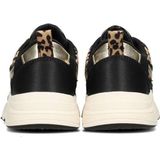 PS Poelman - Gigi 02 - Sneakers - Leopardprint - Zwart - Dikke Witte Zool