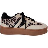 POSH by Poelman - LILLY - Dames Sneaker - Luipaardprint - Chunky Zool