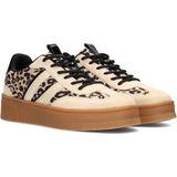 POSH by Poelman - LILLY - Dames Sneaker - Luipaardprint - Chunky Zool
