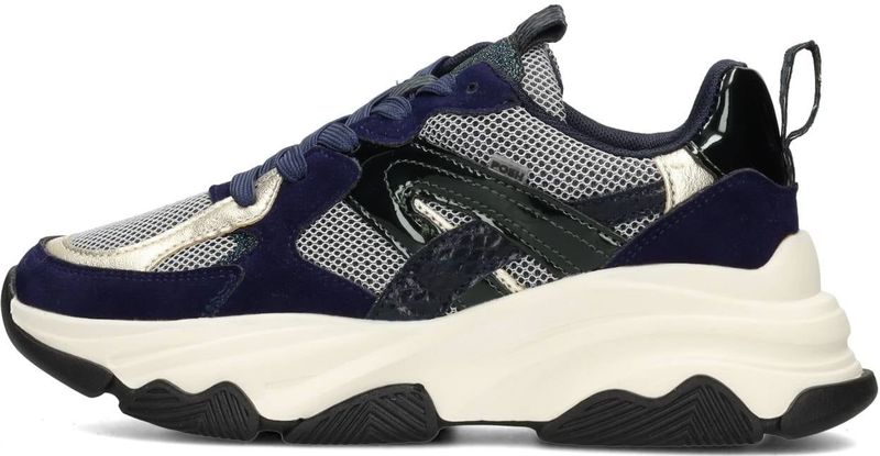 POSH by Poelman - Gigi - Chunky Sneakers - Donkerblauw