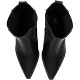 POSH by Poelman - MARIE - Enkellaarsjes - Imitatieleer - Zwart - 8,5 cm Hak