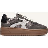 Haboob - Filou - Lage Sneakers - Grijs - Plateauzool