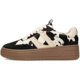 PS Poelman - ANEMONE - Dames Sneakers - Bruin - Leer