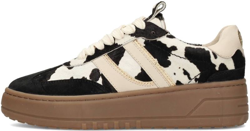 PS Poelman - ANEMONE - Dames Sneakers - Bruin - Leer