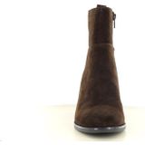 PS Poelman - Fleur - Laarzen - Zwart - Blokhak - Leer en Suède