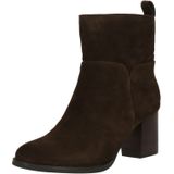 PS Poelman - Fleur - Laarzen - Zwart - Blokhak - Leer en Suède