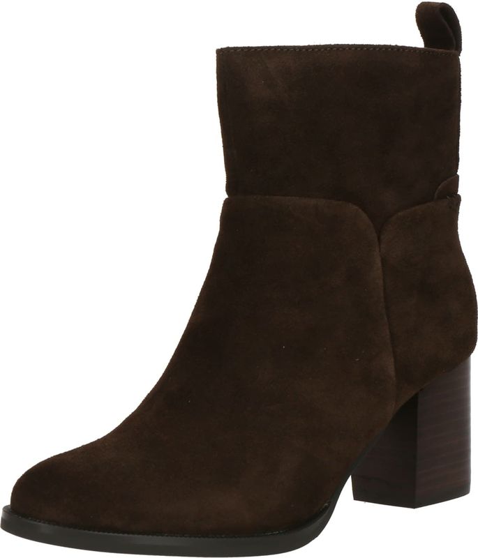 PS Poelman - Fleur - Laarzen - Zwart - Blokhak - Leer en Suède