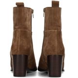 PS Poelman - Fleur - Enkellaarsjes - Cognac