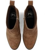 PS Poelman - Fleur - Enkellaarsjes - Cognac