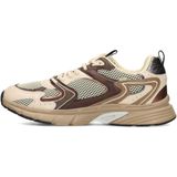 POSH by Poelman - LOLA - Dames Sneaker - Beige - Chunky Zool