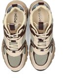 POSH by Poelman - LOLA - Dames Sneaker - Beige - Chunky Zool