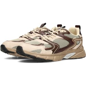 POSH by Poelman - LOLA - Dames Sneaker - Beige - Chunky Zool