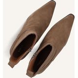 Haboob - Louise - Enkellaarsjes - Taupe - Enkelboots met Rits