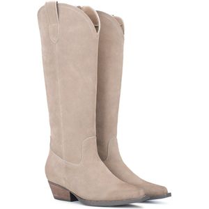 PS Poelman - CLSHN-3A231 - Cowboylaarzen - Taupe - Luxe Nubuck Leer