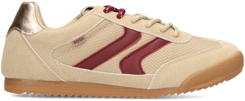 POSH by Poelman - Skye - Sneakers - Beige/Bordeaux