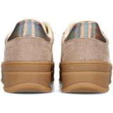 POSH - NOË - Sneakers - Crème/Taupe - Vetering met 7 Gaten