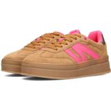 POSH - NOË - Sneakers - Camel / Pink - Met Plateau