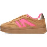 POSH - NOË - Sneakers - Camel / Pink - Met Plateau