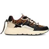 POSH by Poelman - CARI - Dames Sneakers - Panterprint - Chunky Zool 4 cm