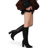 POSH by Poelman - LAUREN - Hoge Laars - Zwart - 9,5 cm Hak