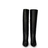 POSH by Poelman - LAUREN - Hoge Laars - Zwart - 9,5 cm Hak