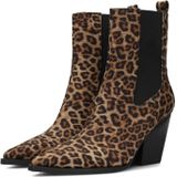 POSH by Poelman - MARIE - Enkellaarsjes - Bruin - Imitatieleer - Hak 8,5 cm