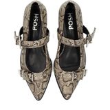 POSH by Poelman - Gulia - Loafers - Grijs - Slangenprint