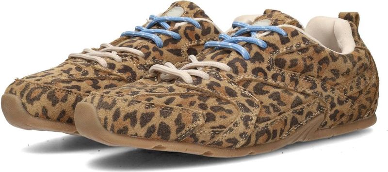 PS Poelman - Jenn - Sneakers - Bruin - Dierenprint