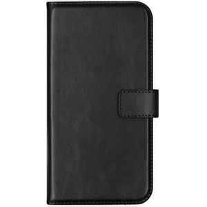 Selencia Echt Lederen Bookcase voor de Apple iPhone 11 Pro - Zwart