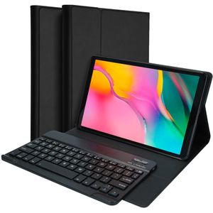 Accezz QWERTY Bluetooth Keyboard Bookcase voor de Samsung Galaxy Tab A 10.1 (2019) - Zwart