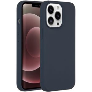 Accezz Liquid Silicone Backcover voor de Apple iPhone 13 Pro Max - Donkerblauw