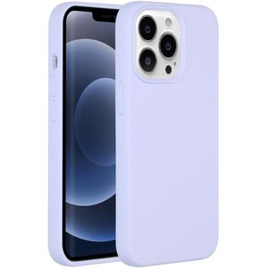 Accezz Liquid Silicone Backcover voor de Apple iPhone 13 Pro - Paars