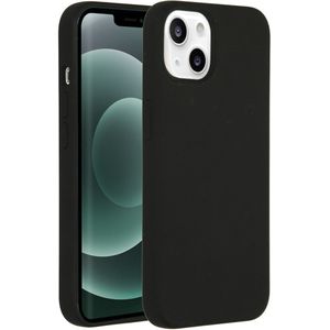 Accezz Liquid Silicone Backcover met MagSafe voor de Apple iPhone 13 Mini - Zwart