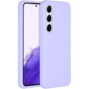 Accezz Liquid Silicone Backcover voor de Samsung Galaxy S23 - Paars