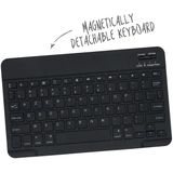 Accezz AZERTY Bluetooth Keyboard Bookcase voor de Apple iPad 6 (2018) 9.7 inch / iPad 5 (2017) 9.7 inch / Air 2 (2014) / Air 1 (2013) - Zwart
